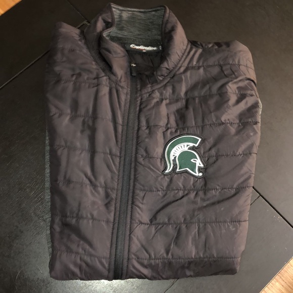 Michigan State Spartans Men’s Captivating Apparel Medium Full-Zip - Picture 3 of 11